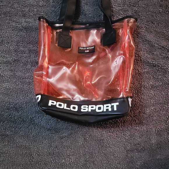 Polo by Ralph Lauren Red and Black Men's Bag - Picture 2 of 7